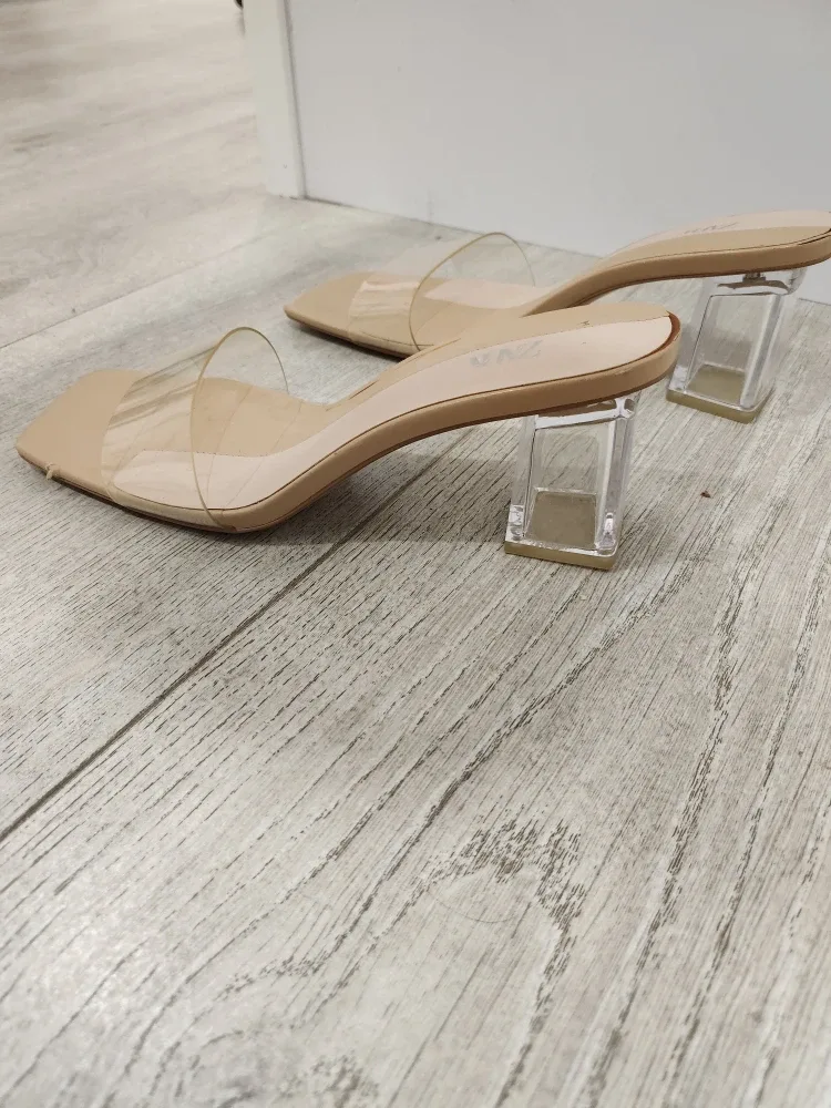 Zara Clear Heel Sandals image indicator(6)