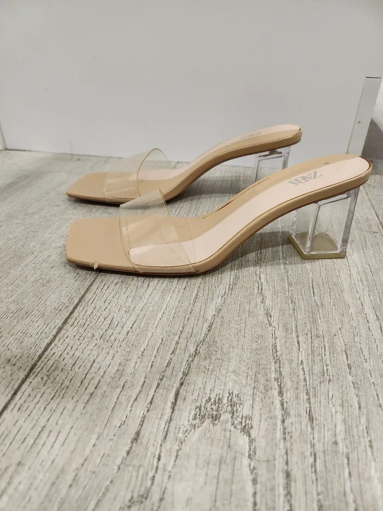 Zara Clear Heel Sandals image indicator(9)