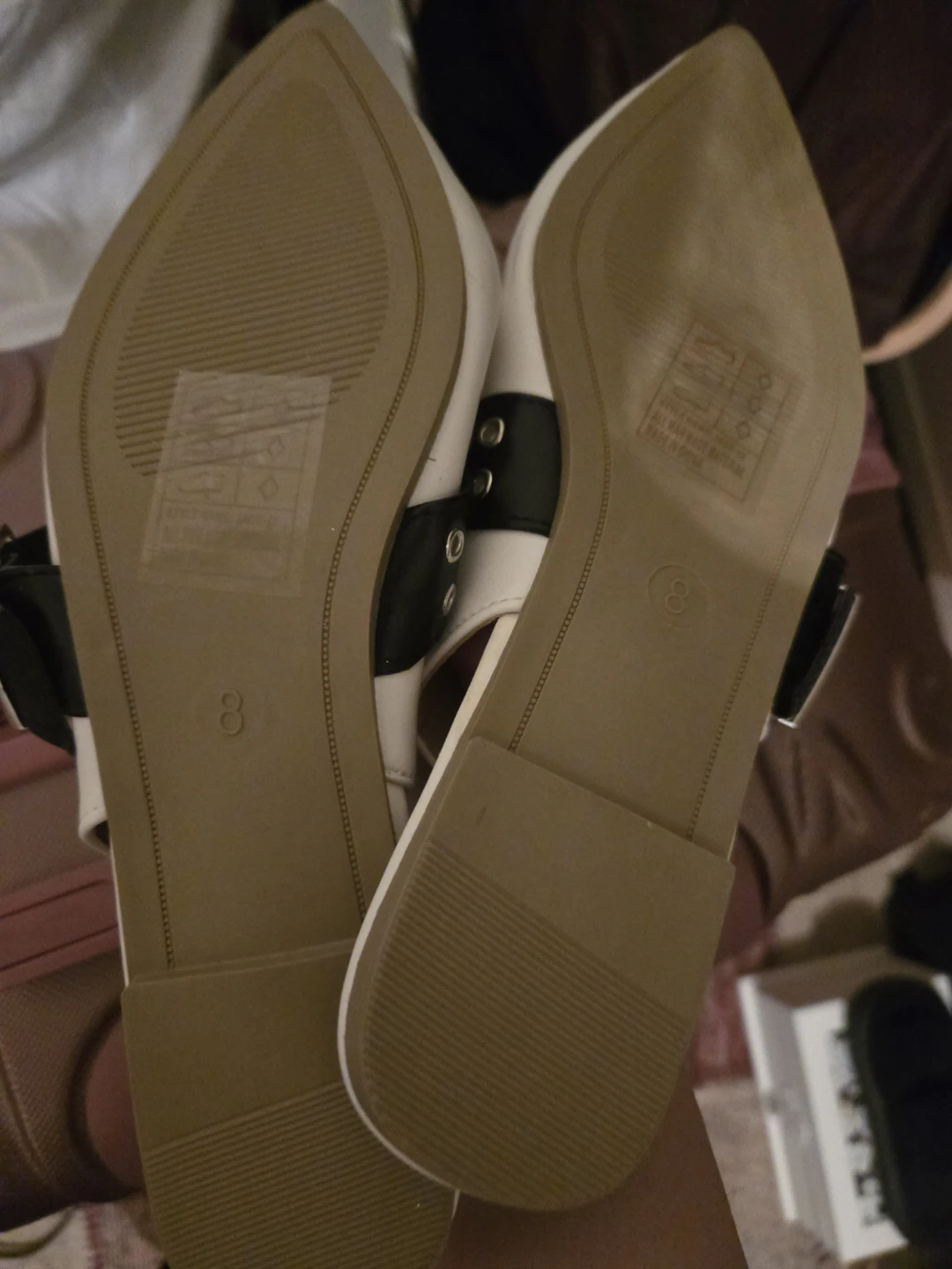 Yoki sz 8 women sandal color white and black - photo 3