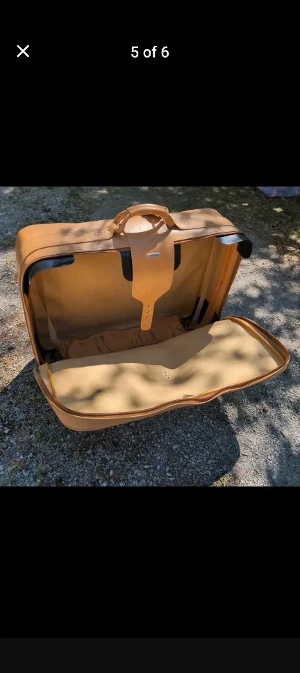 Samsonite Vintage Genuine Leather 27" Luggage Suitcase image indicator(5)