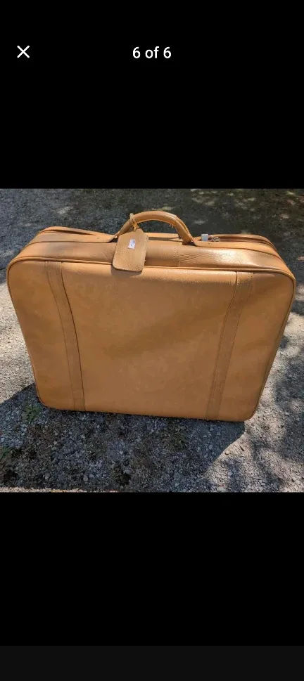 Samsonite Vintage Genuine Leather 27" Luggage Suitcase image indicator(6)