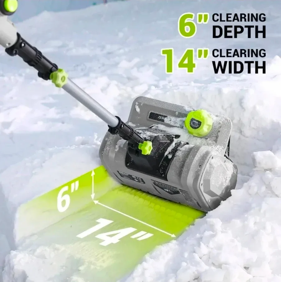 DEKO Electric Snow Shovel - 14" Clearing Width image indicator(2)