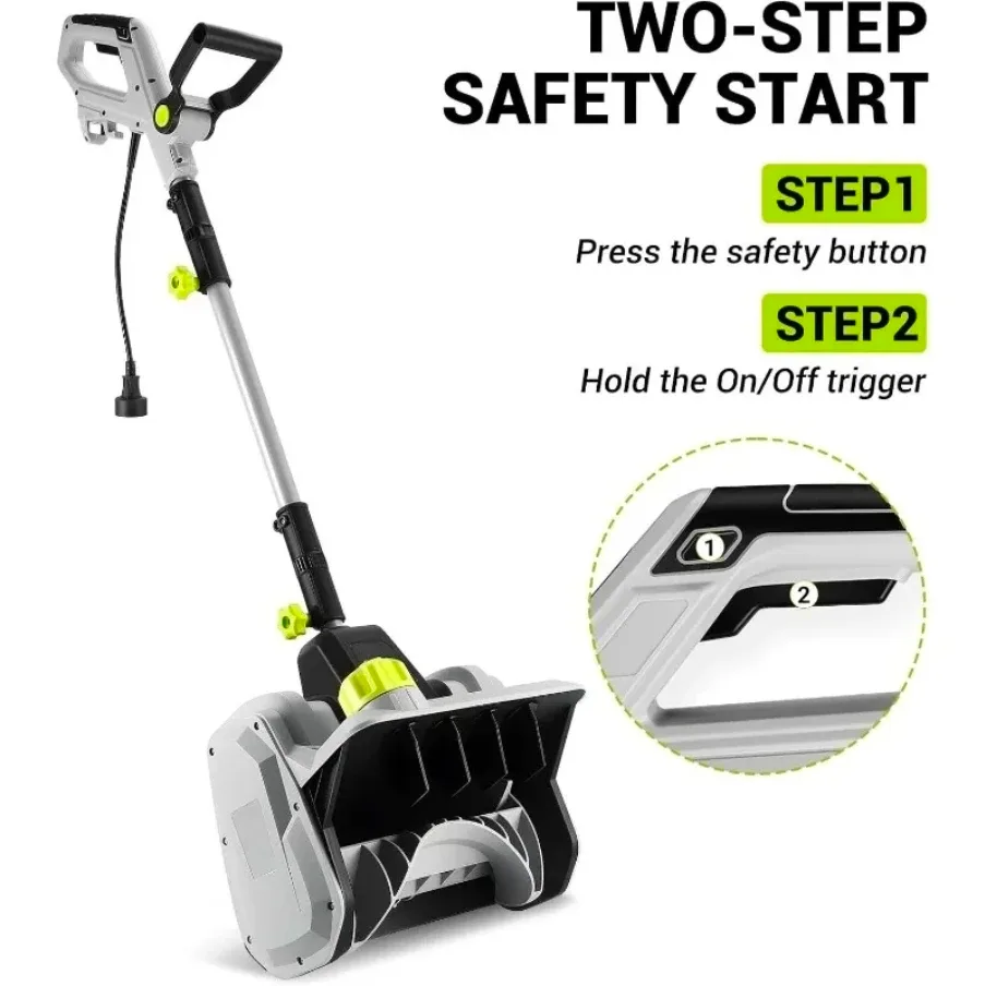 DEKO Electric Snow Shovel - 14" Clearing Width image indicator(6)