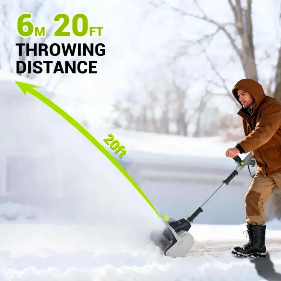 DEKO Electric Snow Shovel - 14" Clearing Width image indicator(7)