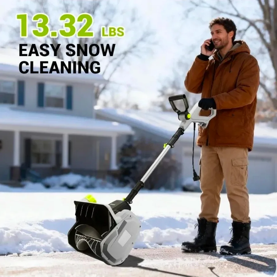 DEKO Electric Snow Shovel - 14" Clearing Width image indicator(8)