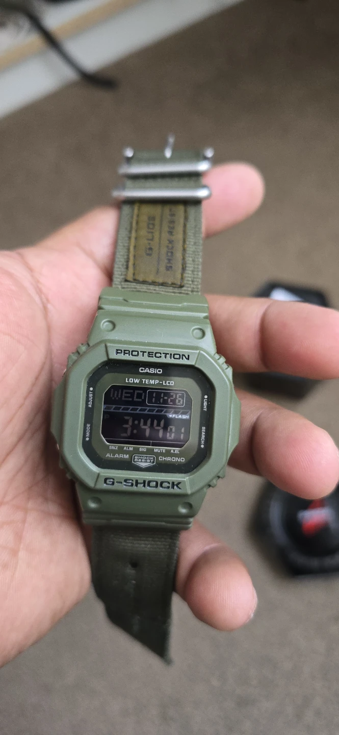 Casio G-Shock  Olive Green GLS-5600CL-3JF G-lide - photo 2