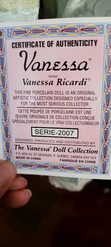 Vanessa Ricardi Porcelain Doll image indicator(3)