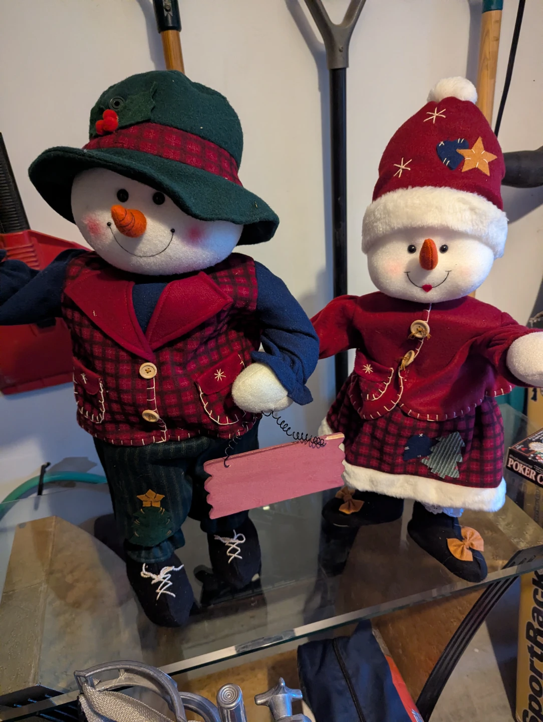 Christmas Snowman Decoration Figurines