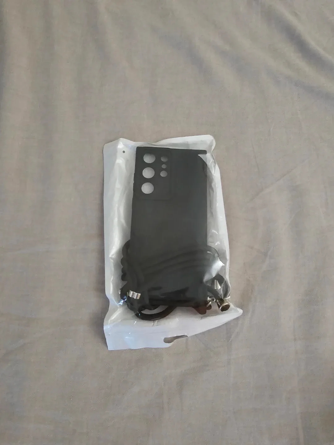 Samsung S23 Ultra Black Phone Case with Strap image indicator(3)