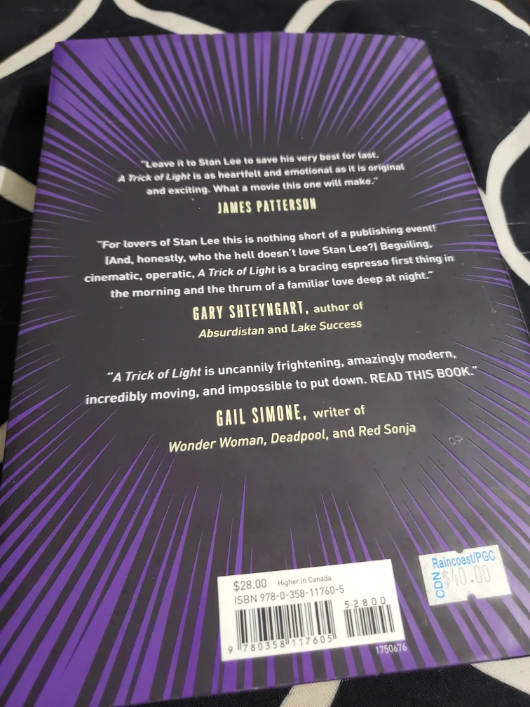 Stan Lee's 'A Trick of Light' Hardcover Book - photo 2