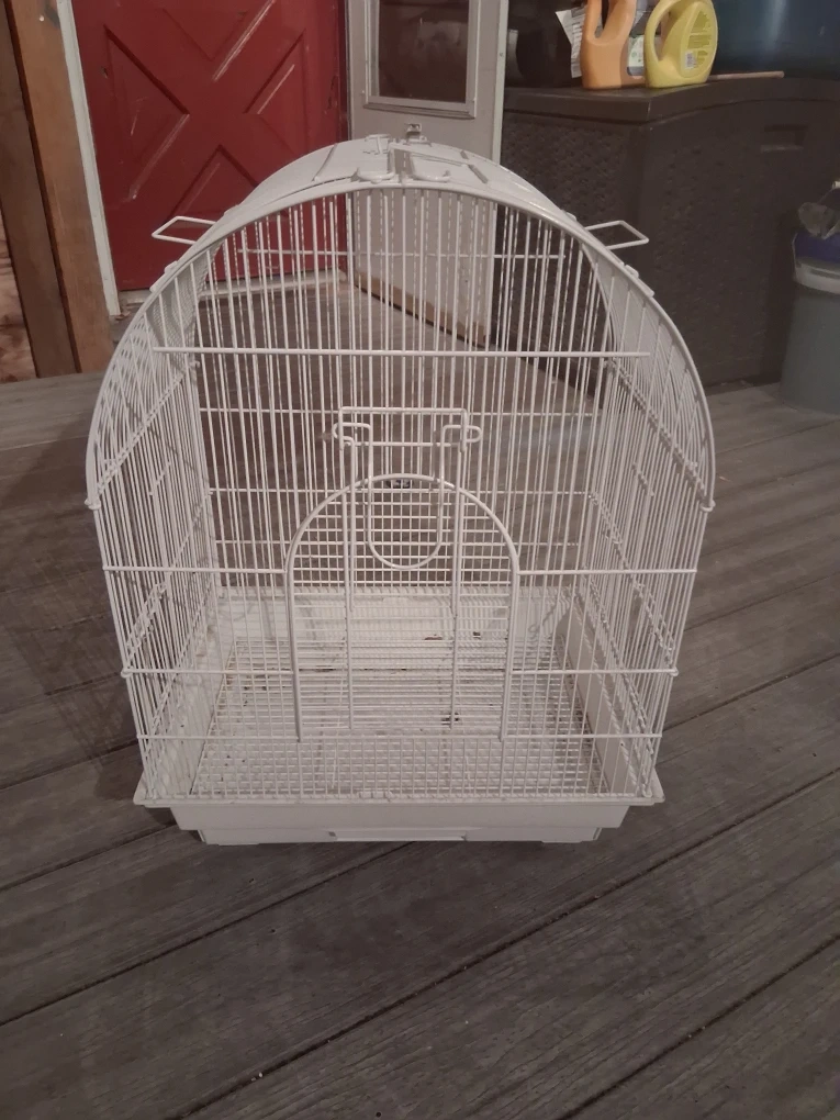 White Bird Cage