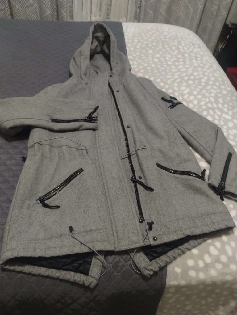 Calvin Klein Gray Hooded Jacket - photo 2