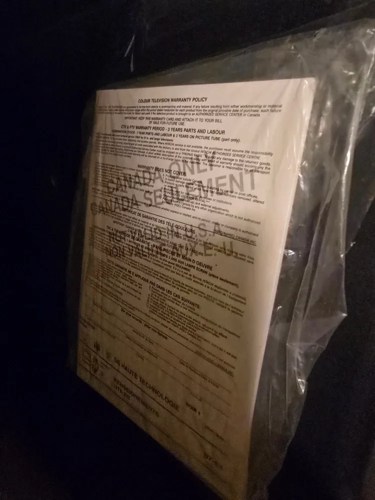 Hitachi 50FX30B Projection TV image indicator(4)