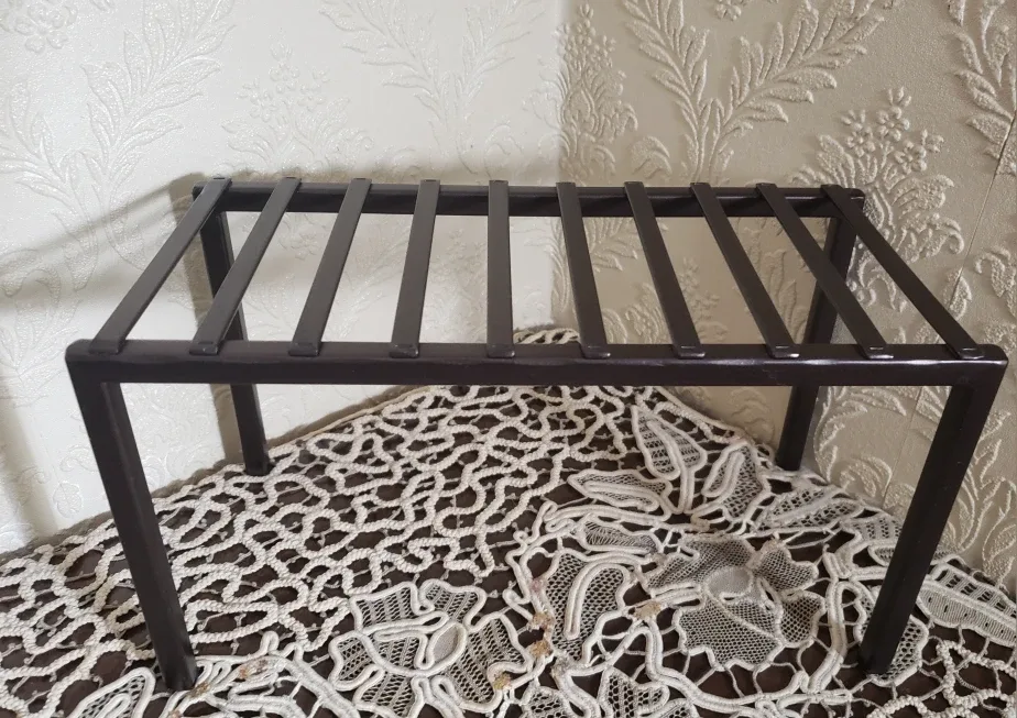 Brown Metal Shelf - 11x6x5 inches