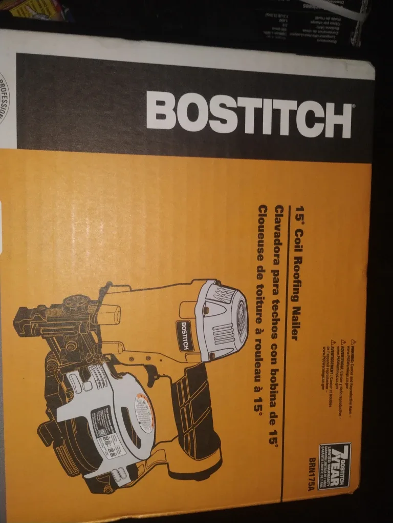 BOSTITCH BRN175A 15° Coil Roofing Nailer