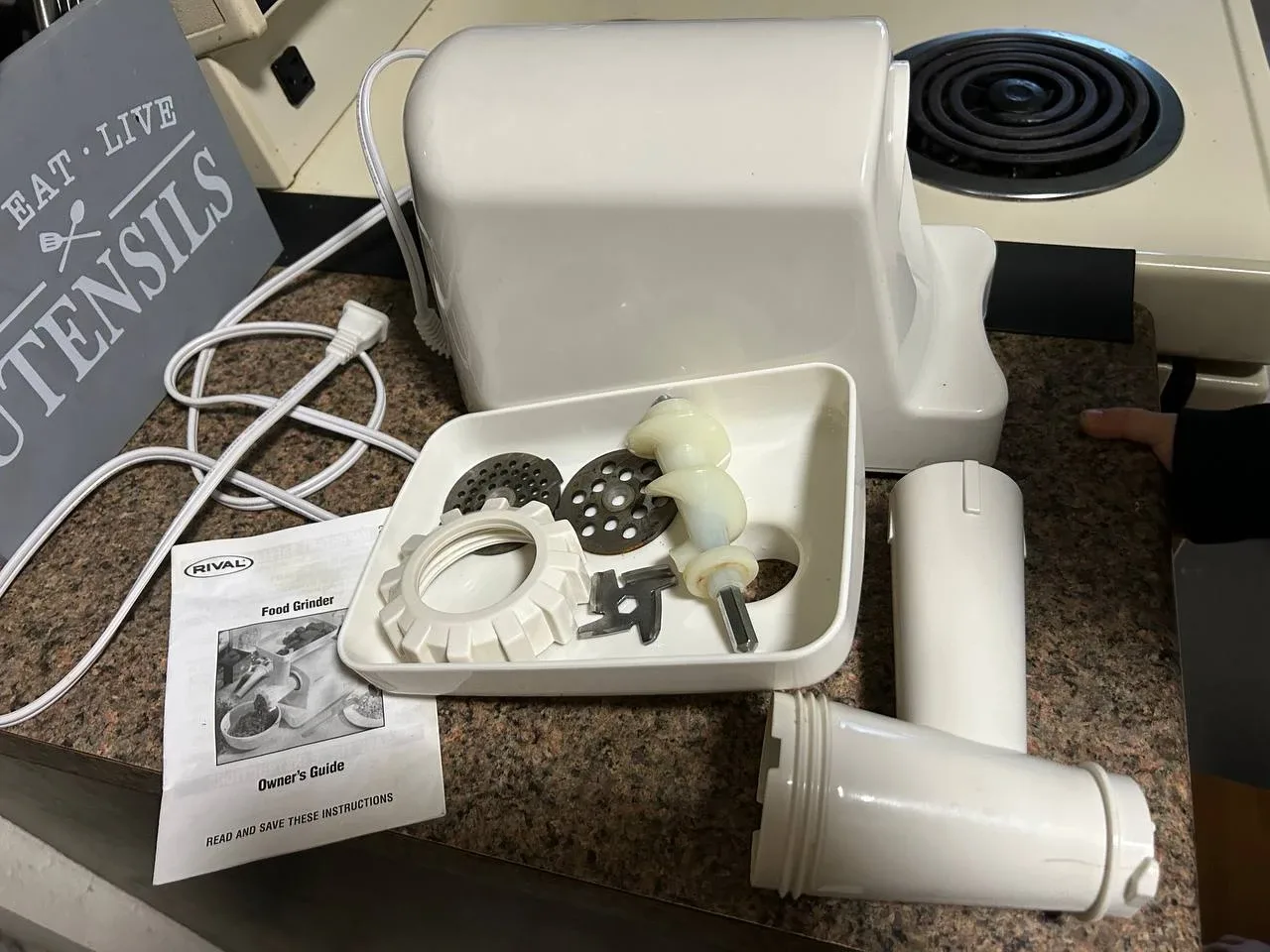 Rival Electric Food Grinder - Meat & Nuts