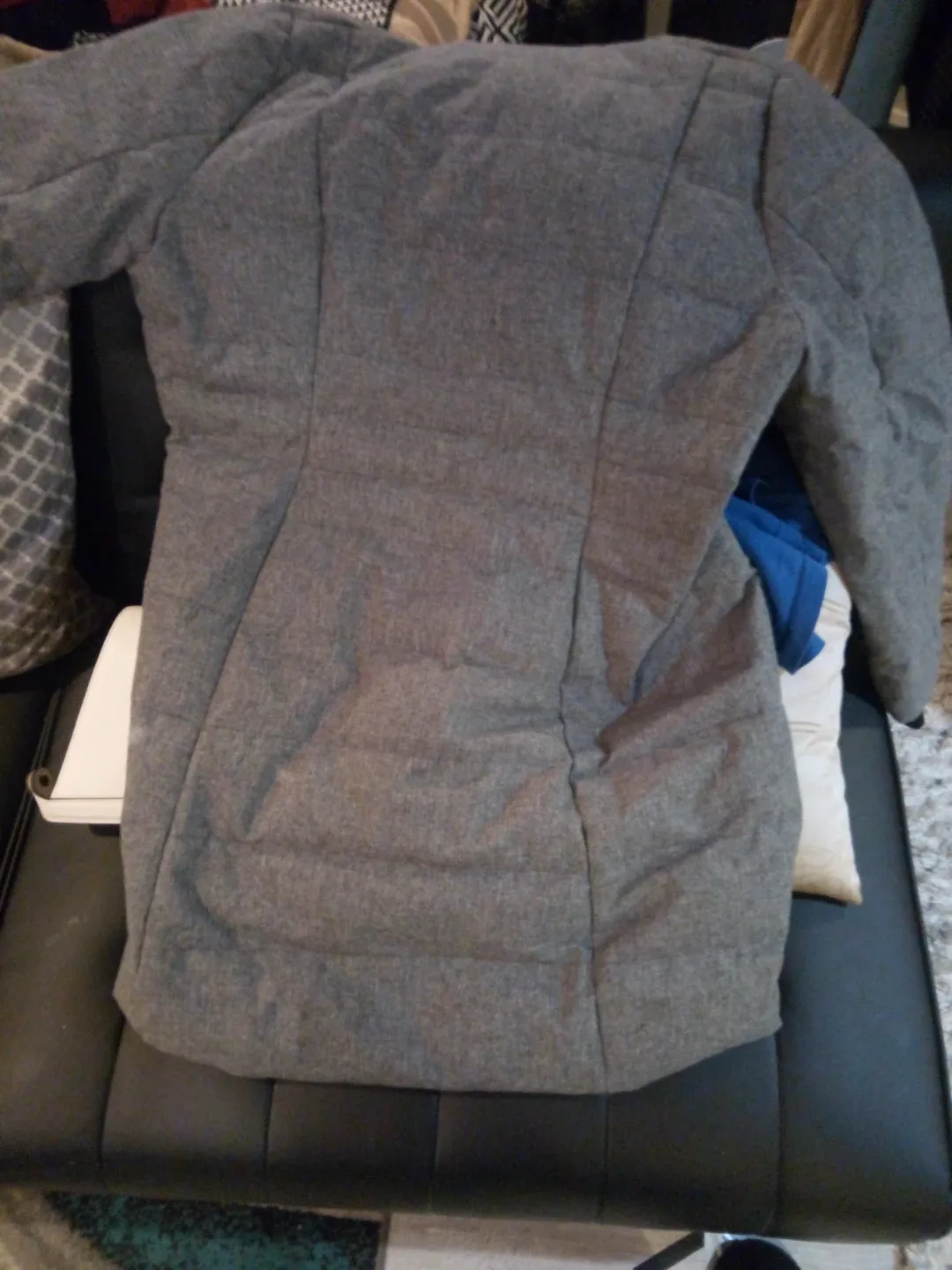 Grey Puffer Coat thumbnail