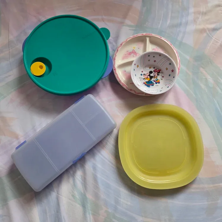 $5 for all - Tupperware Items + Kids Plates