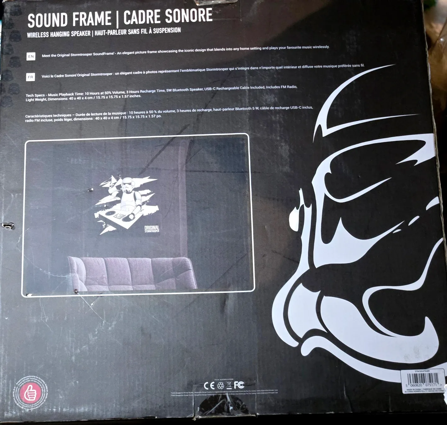 Original Stormtrooper Sound Frame Wireless Speaker image indicator(2)