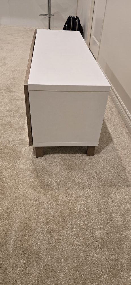 White & Wood TV Stand - photo 5