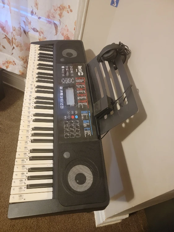 RockJam 54-Key Keyboard with Stand, Headphones & Stool - photo 3