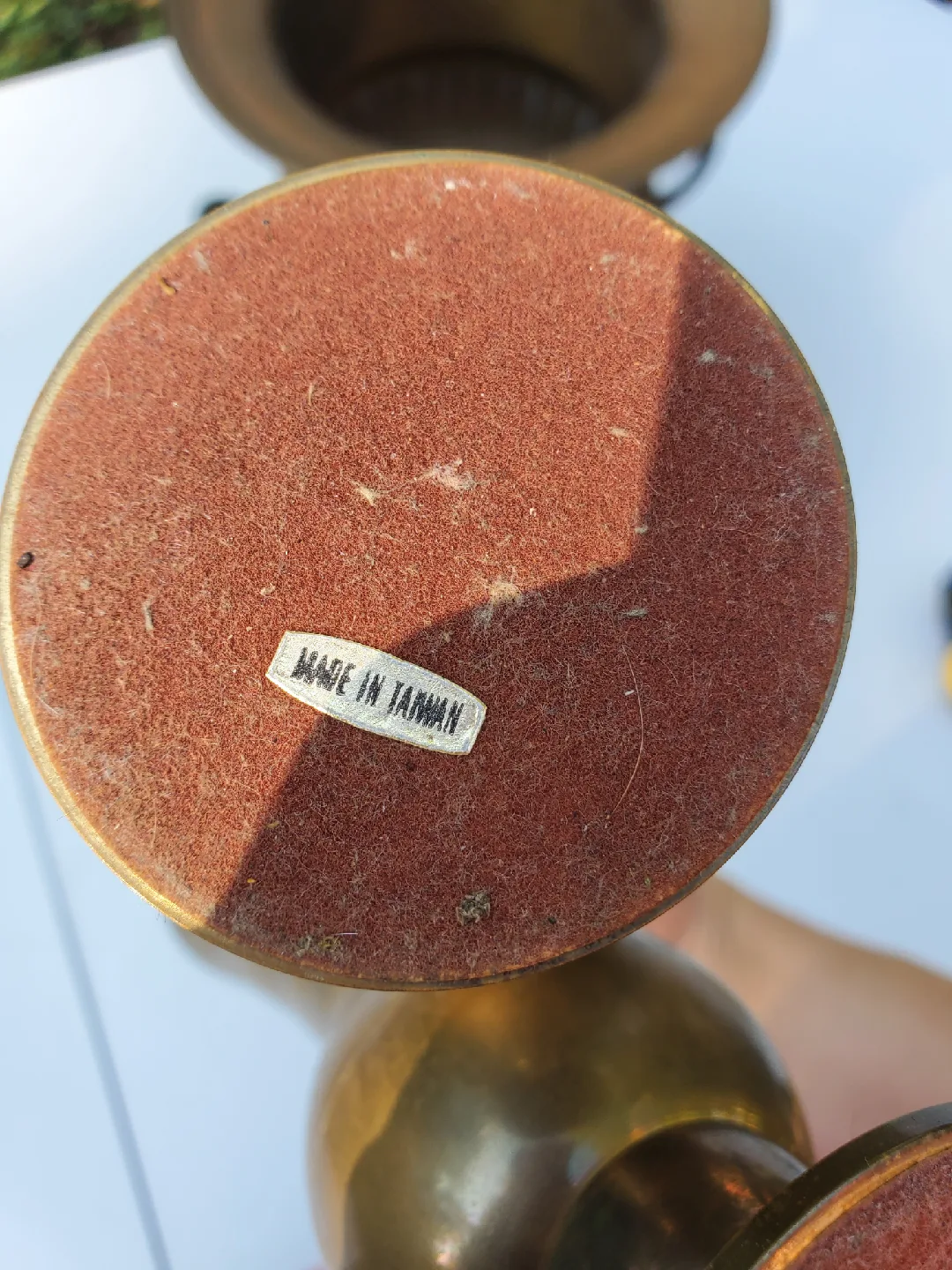 Vintage Brass Urn and Vase Set image indicator(5)