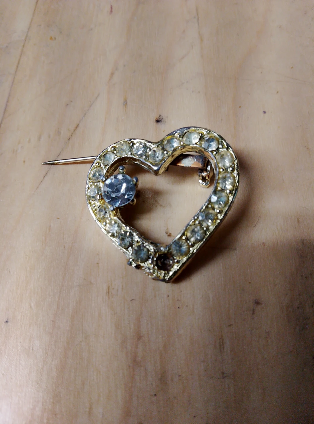 Rhinestone Heart Brooch🥕 - photo 2