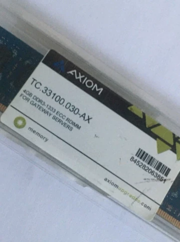 Axiom 4GB DDR3 ECC RDIMM Memory