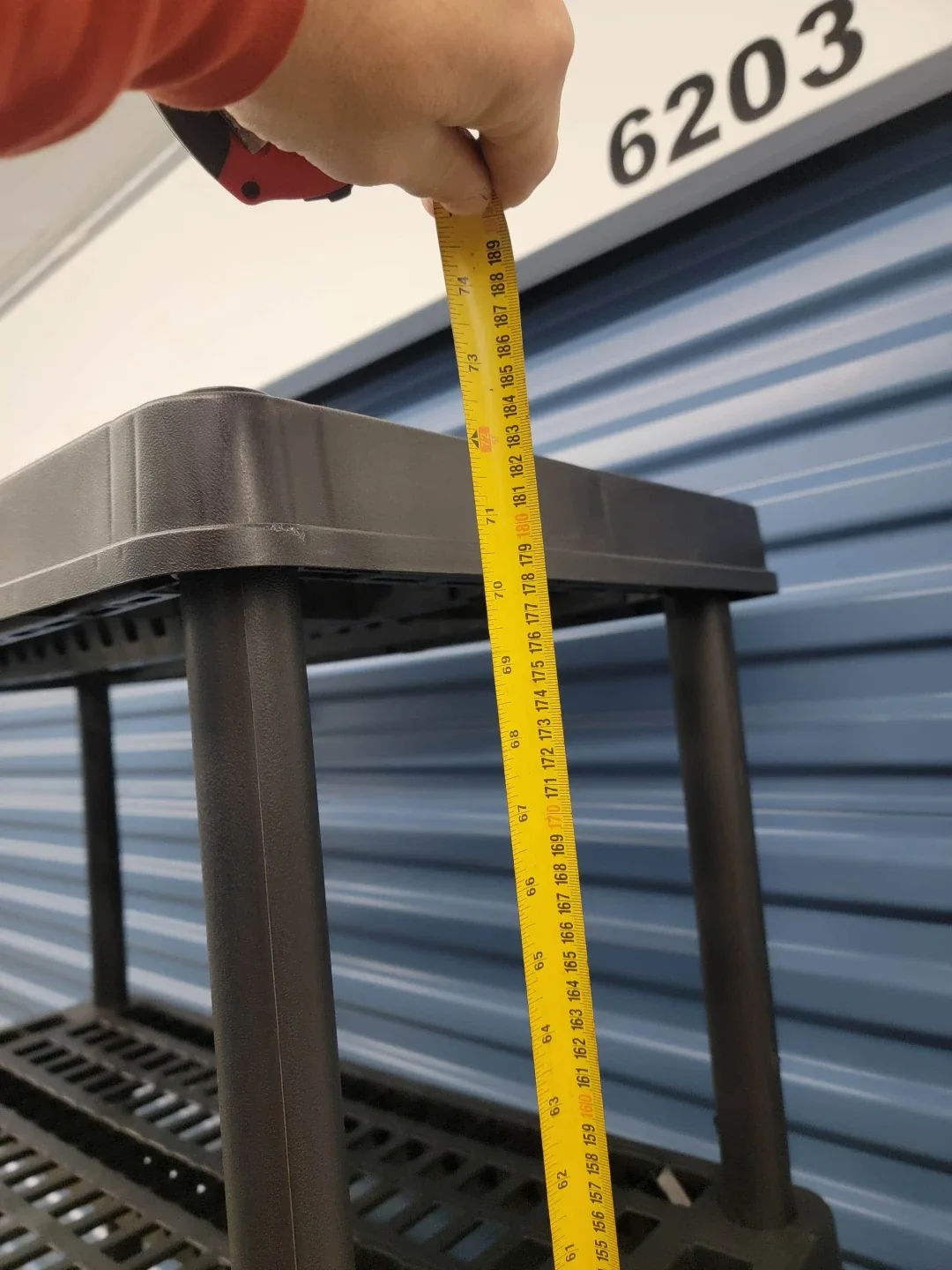 Black Plastic 5-Tier Shelf image indicator(2)