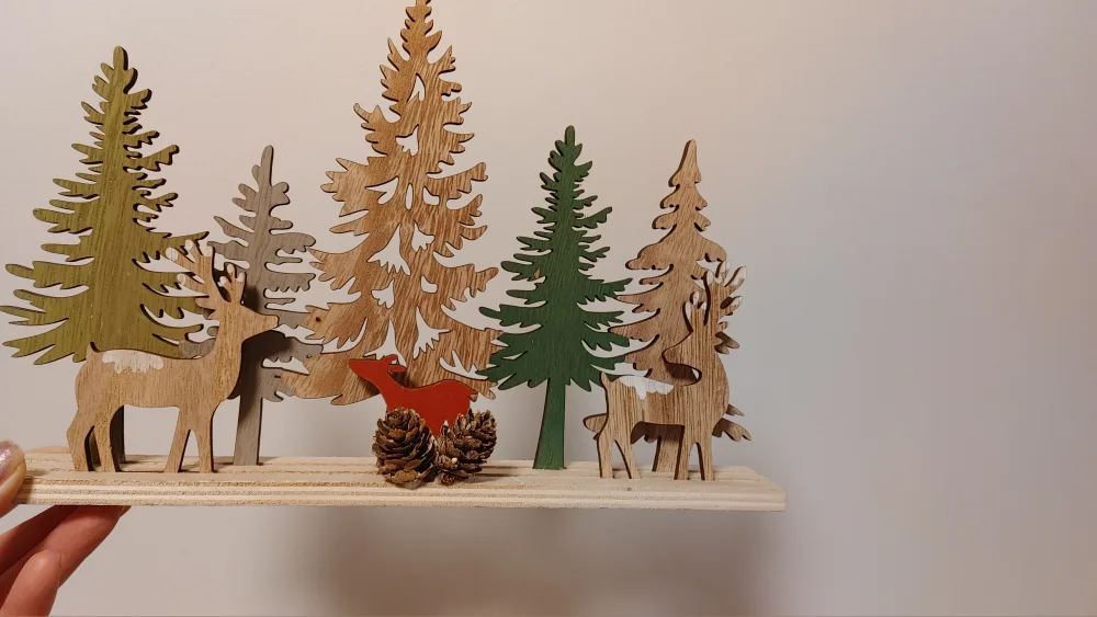 Wooden  Forest Scene Decoration New image indicator(4)