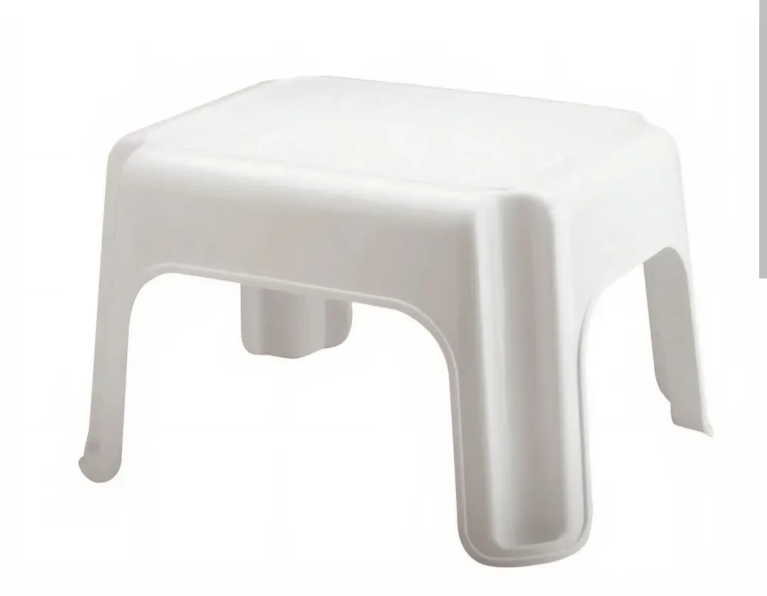 White Plastic Step Stool