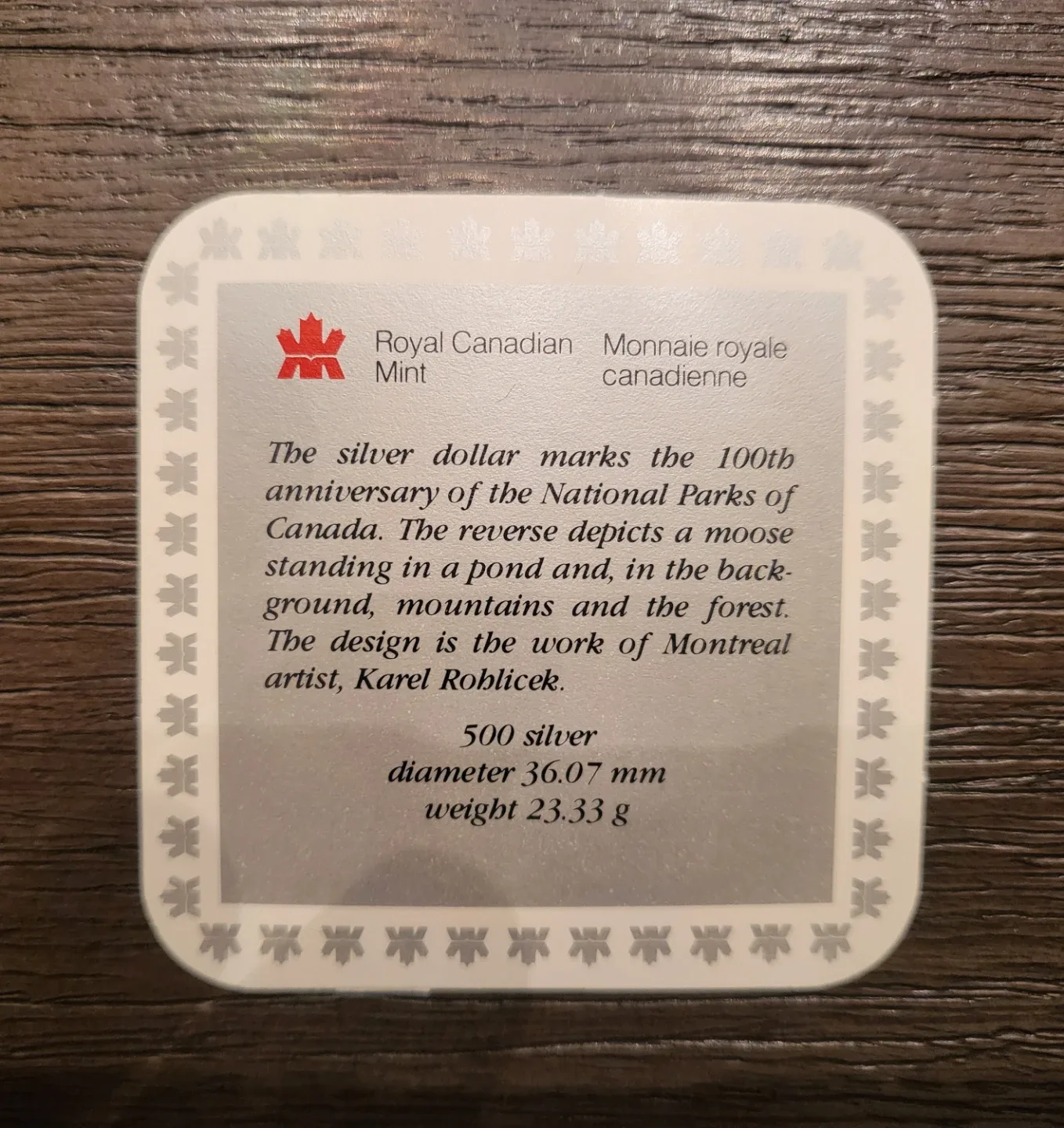 RCM 1985 National Parks Silver Dollar image indicator(4)