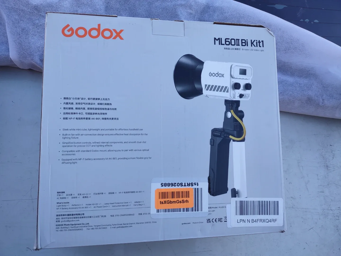 Godox ML60II Bi Kit1 LED Video Light image indicator(2)