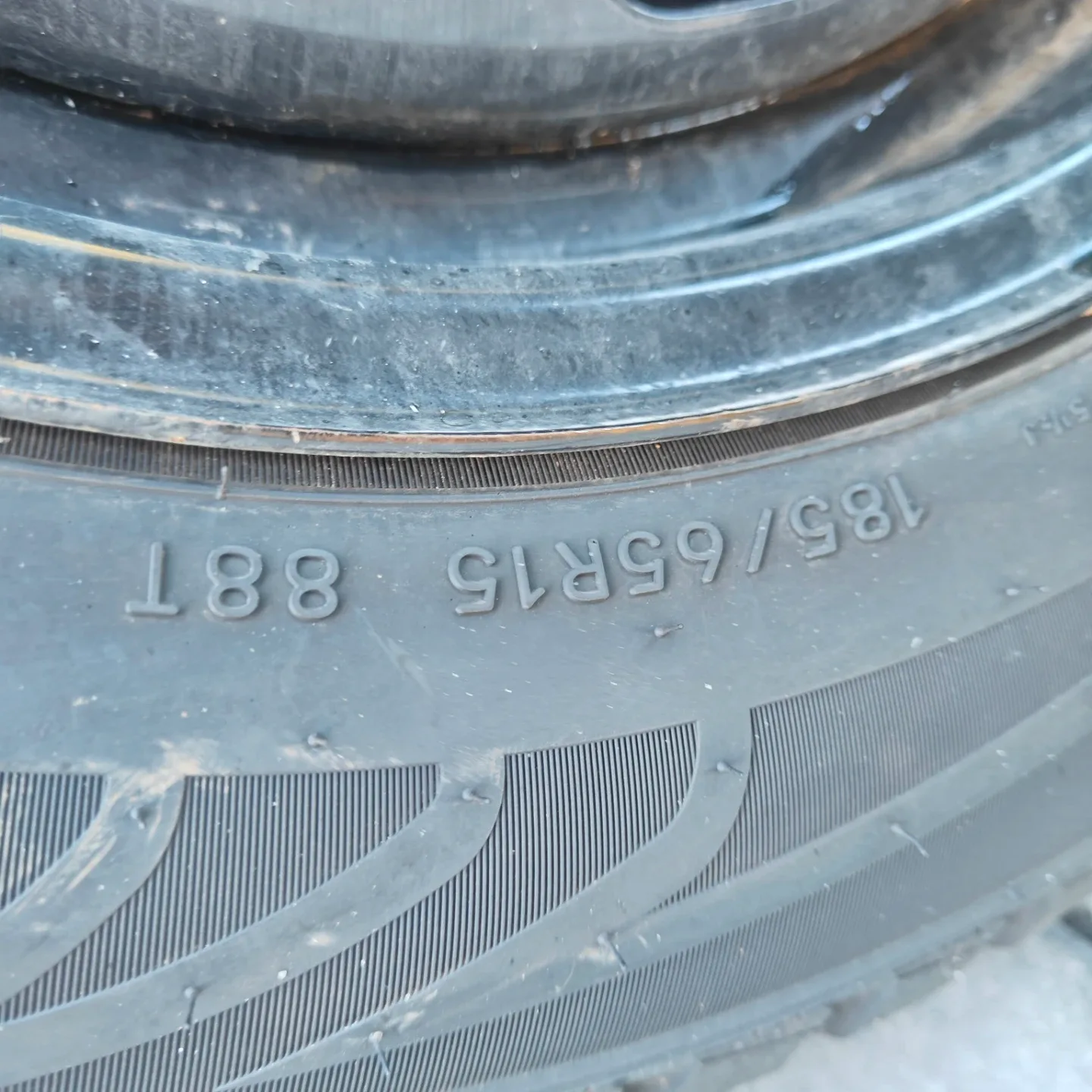 4 Snow Tires mounted on Rims image indicator(3)