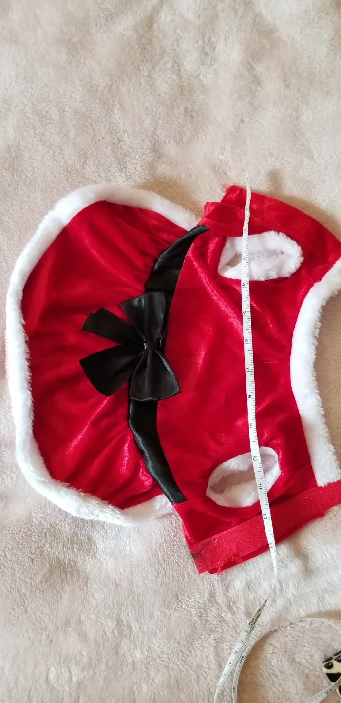 Dog Clothes Bundle - Santa, Plaid, Pink - Size Small image indicator(3)