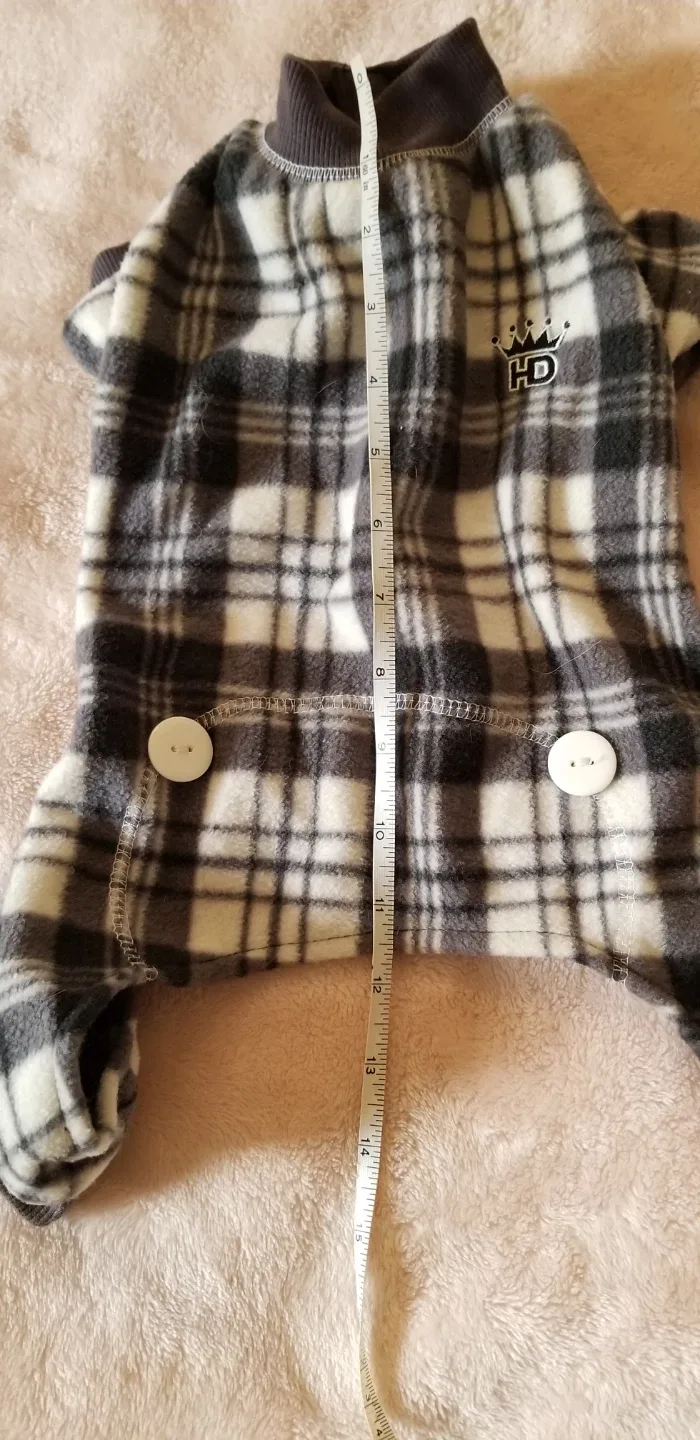 Dog Clothes Bundle - Santa, Plaid, Pink - Size Small image indicator(5)