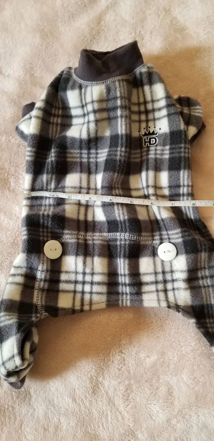 Dog Clothes Bundle - Santa, Plaid, Pink - Size Small image indicator(6)