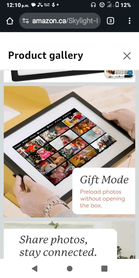 Skylight Plus Digital Photo Frame - Brand New in box image indicator(7)