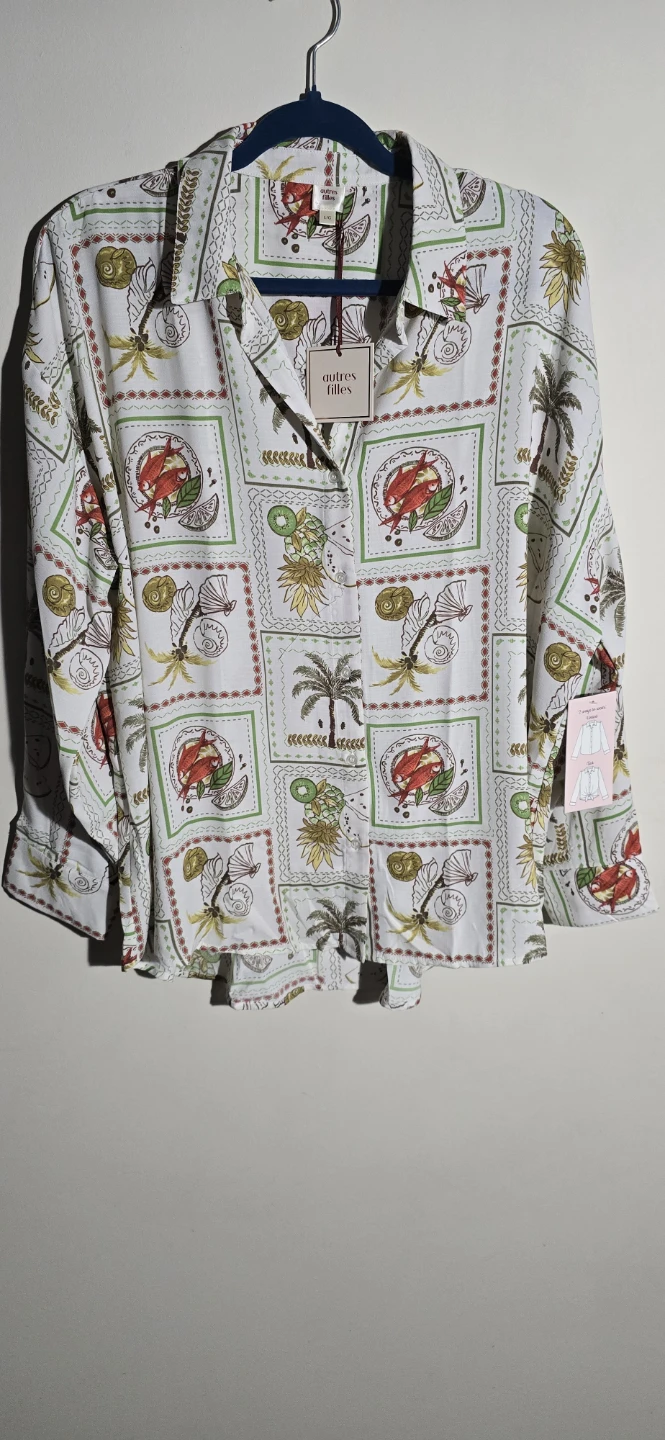 Autres Filles Patterned Shirt - Size L