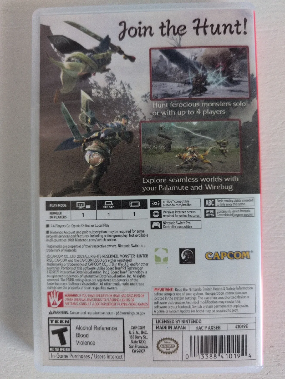 Monster Hunter Rise - Nintendo Switch Game image indicator(2)