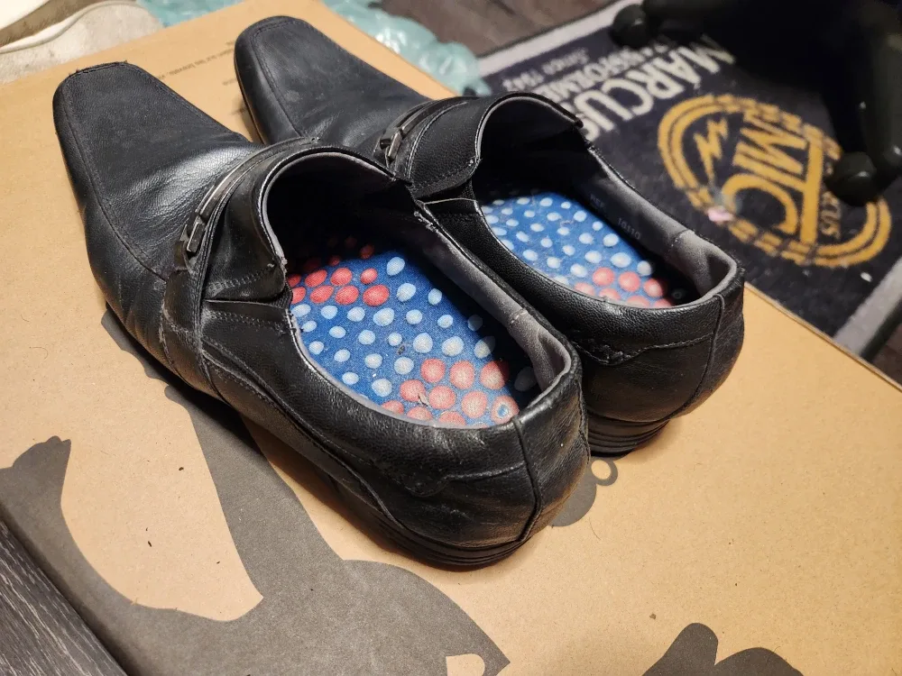 FRANCA JEL Black Genuine Leather Dress Shoes | US Men's Size 10 image indicator(3)