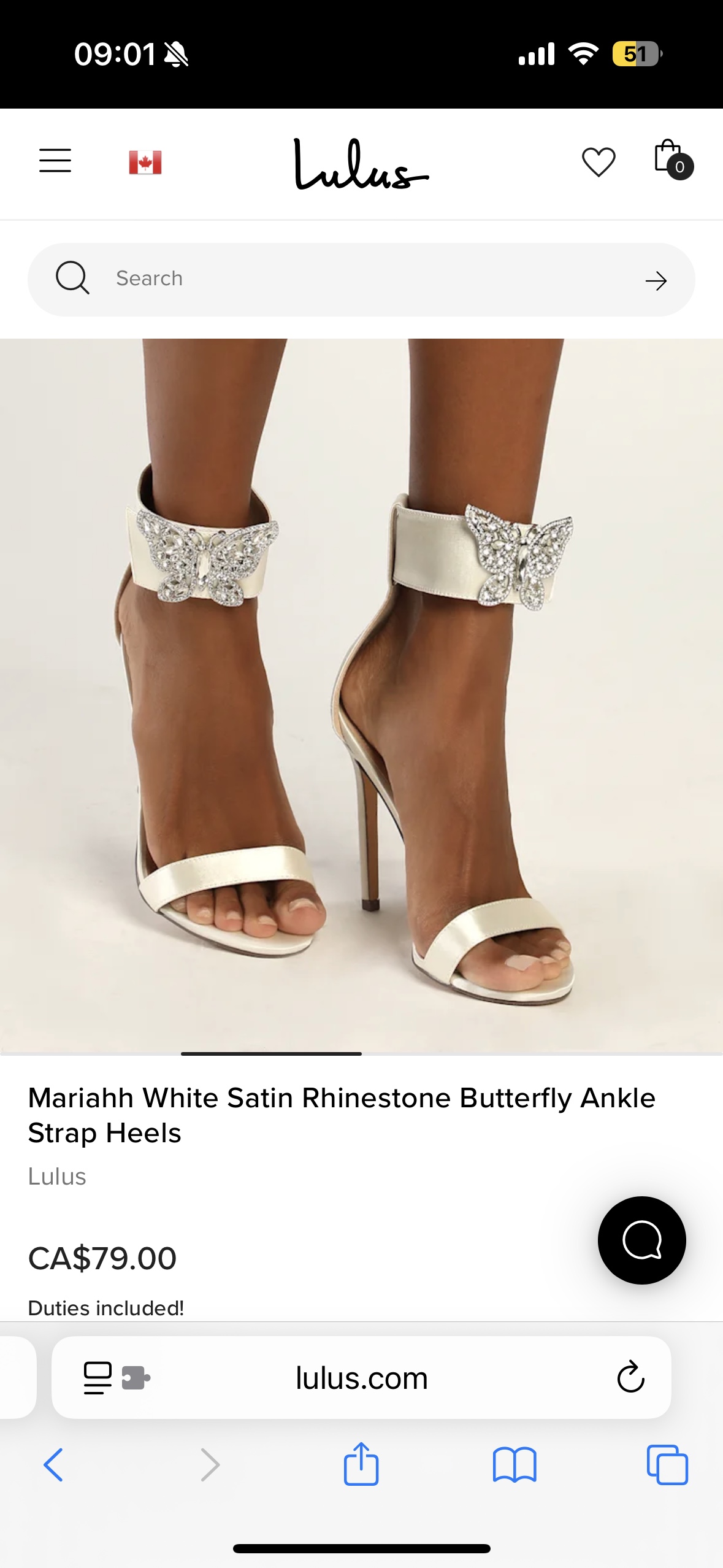*New* White Satin Rhinestone Heels - photo 3