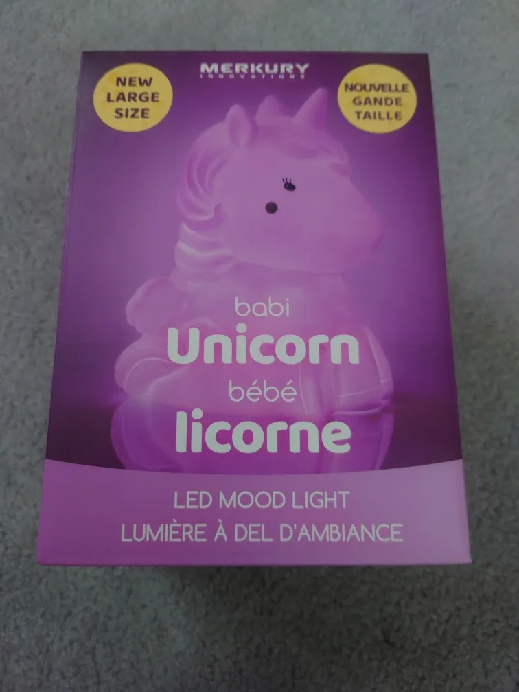 Babi Unicorn LED Mood Light - New Large Size