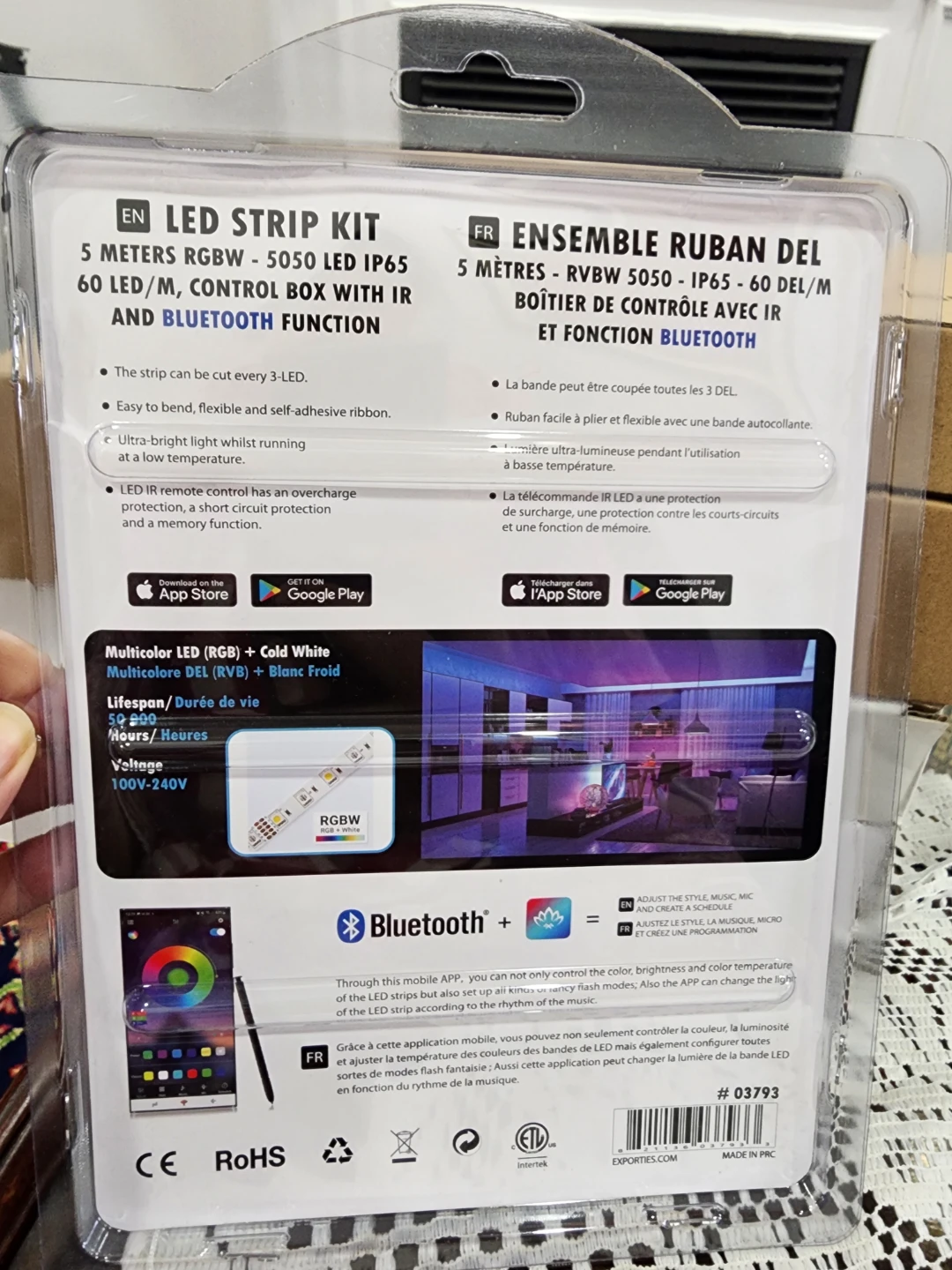 Global Tone 5M RGBW LED Strip Kit - NEW - photo 2