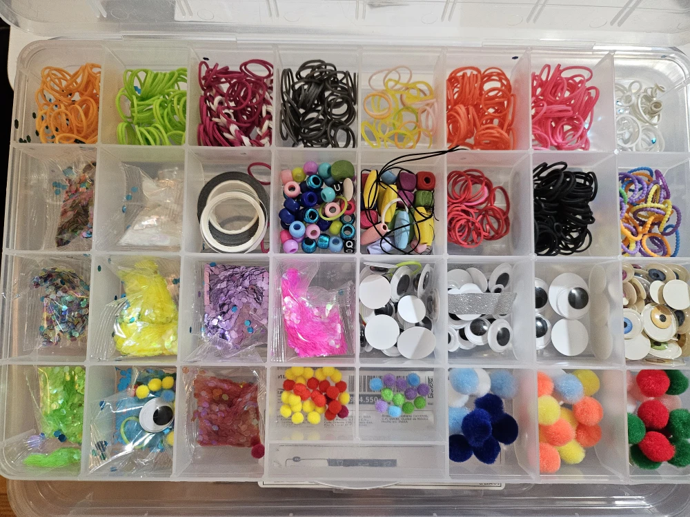 Craft Supplies Organizer - Beads, Loom Bands, & More! - photo 2