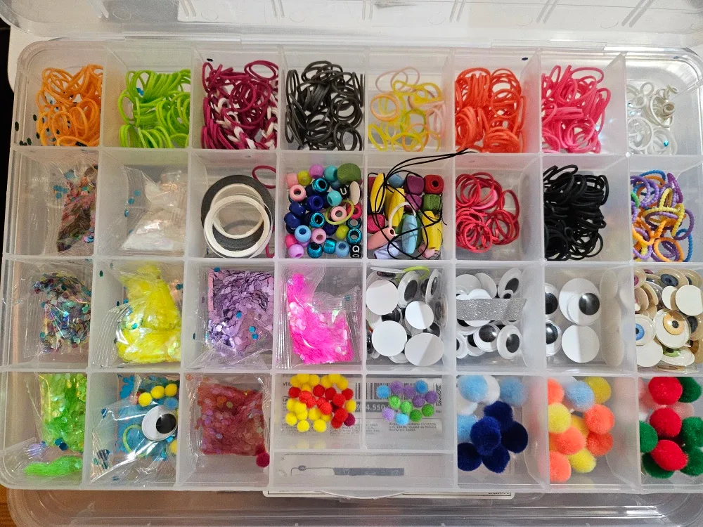 Craft Supplies Organizer - Beads, Loom Bands, & More! image indicator(2)