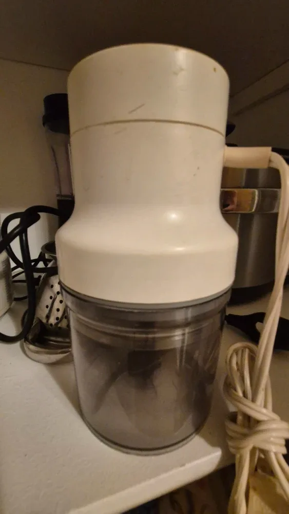 Vintage White Food Grinder