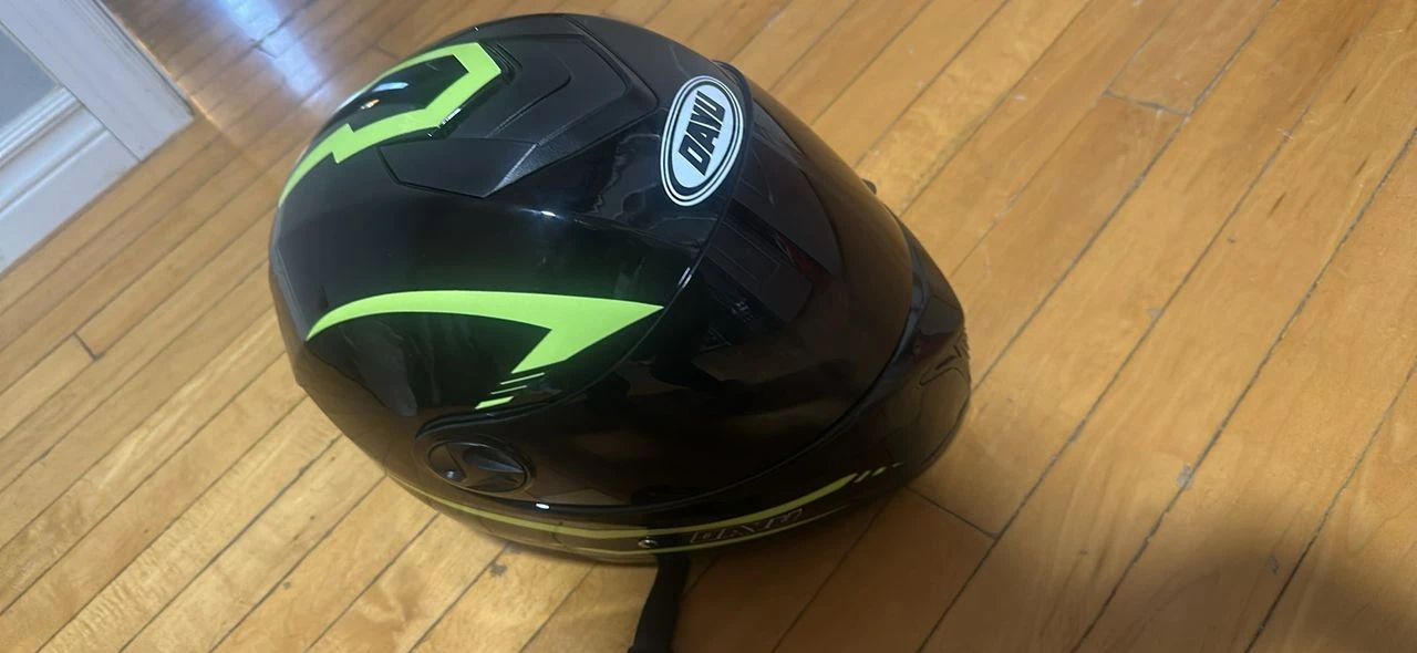 Dayu Motorcycle Helmet - Black
