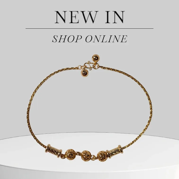 Gold Bead Chain Anklet