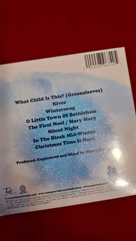 Sarah McLachlan Wintersong Sampler CD image indicator(4)